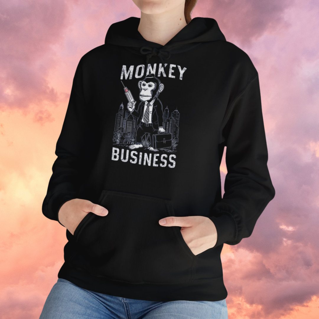 MONKEY BUSINESS - Unisex Hooded Sweatshirt