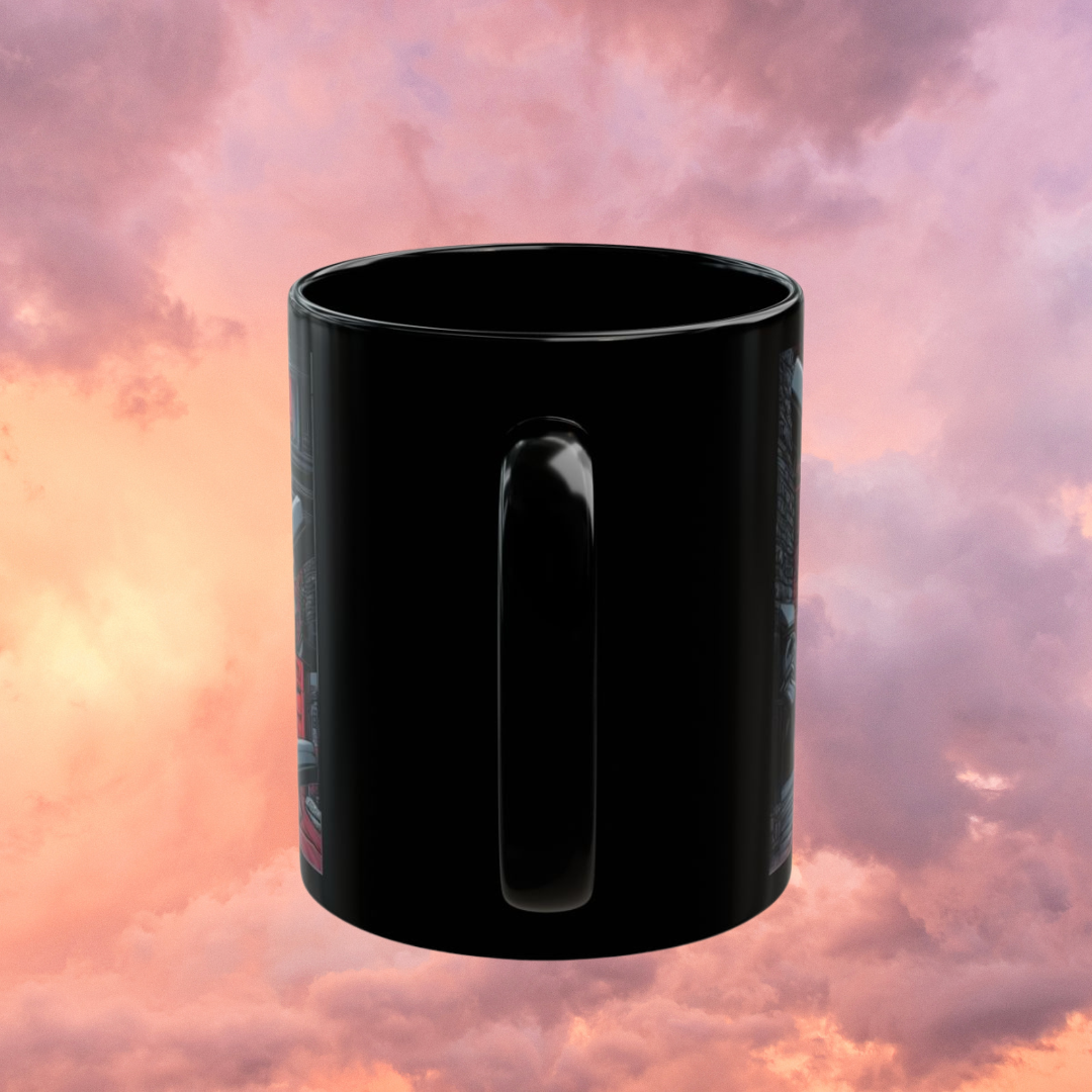 להפוך את אורוול לסיפורת שוב - ספל שחור (335 מ"ל)