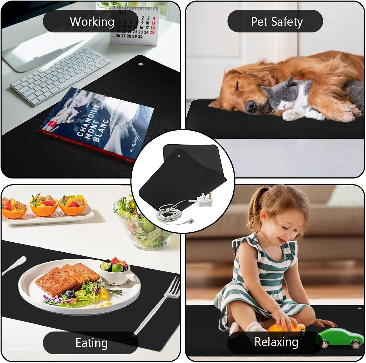 Grounding Mat – Daily Earthing Pad for Work, Rest & Sleep