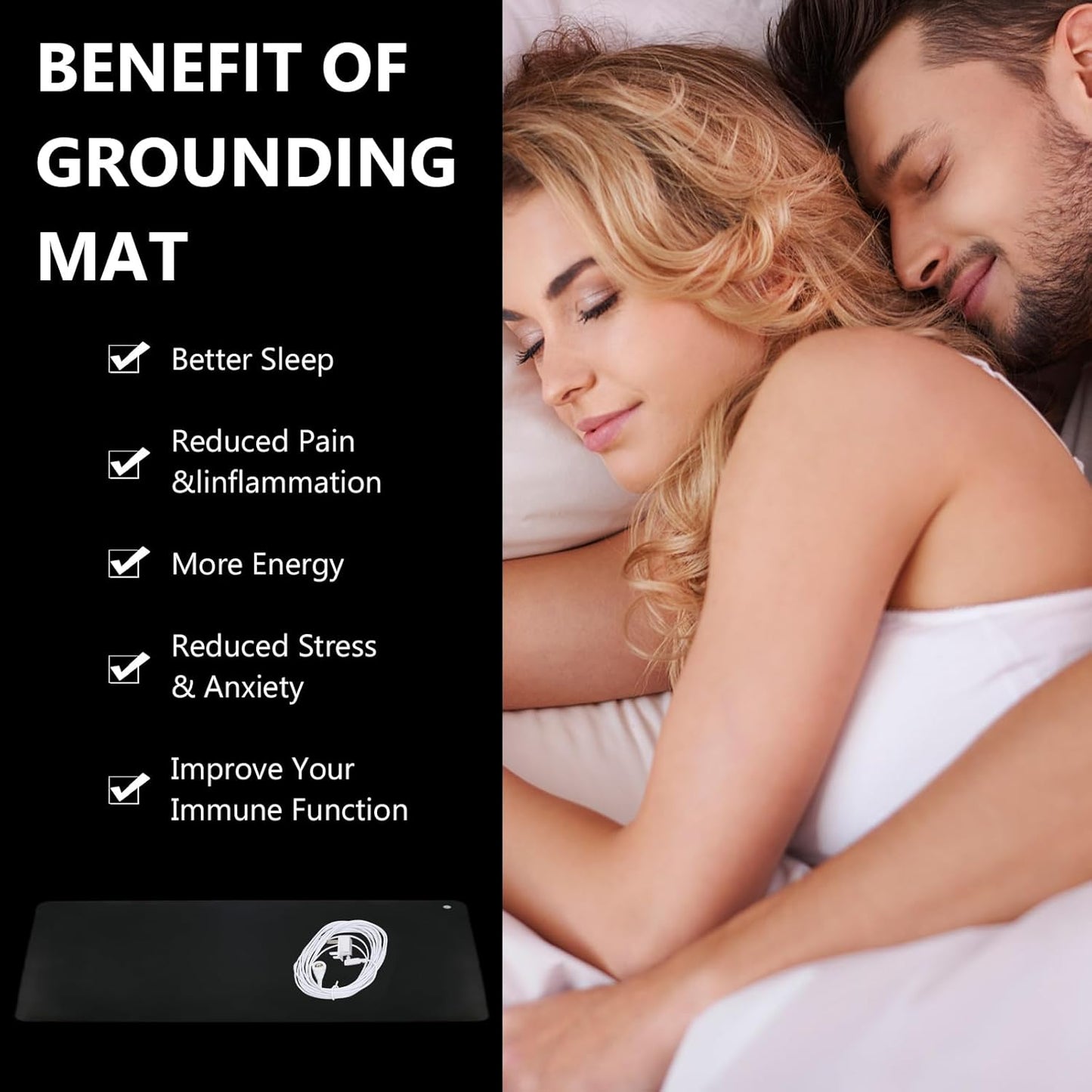Grounding Mat – Daily Earthing Pad for Work, Rest & Sleep
