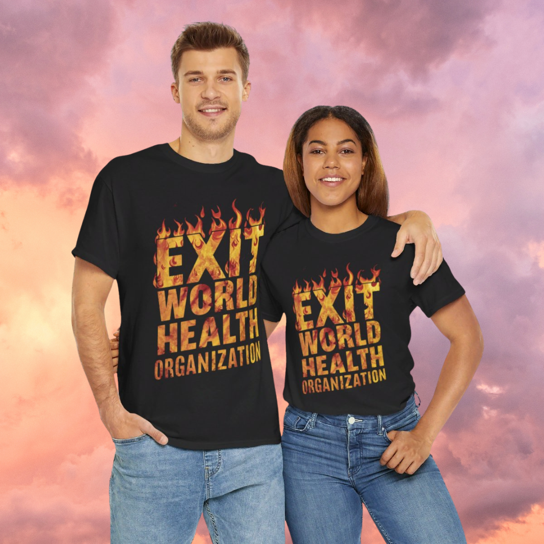 Exit WHO - Short Sleeve Basic Black T-shirt