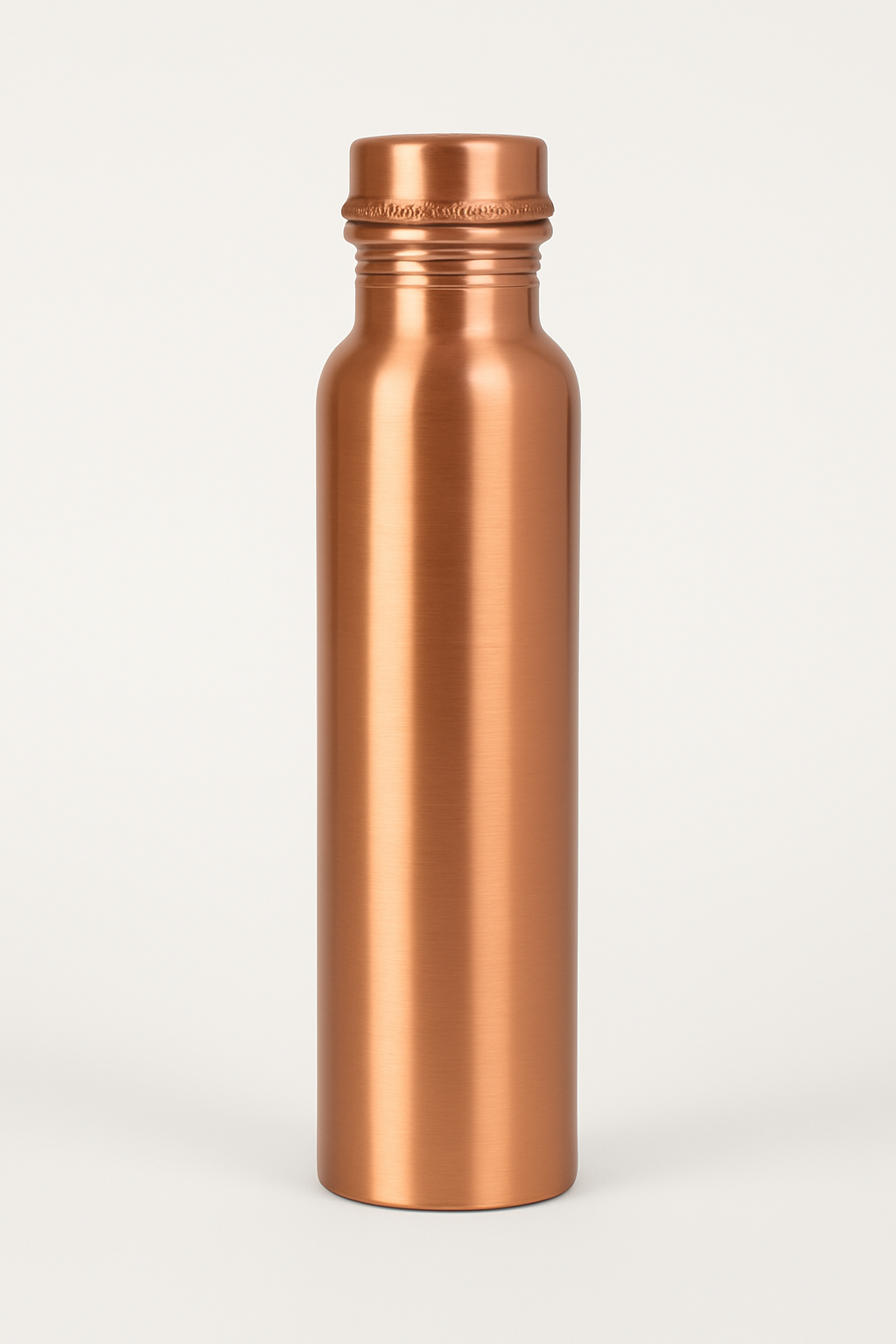 100% Pure Copper Water Bottle – Smooth Finish
