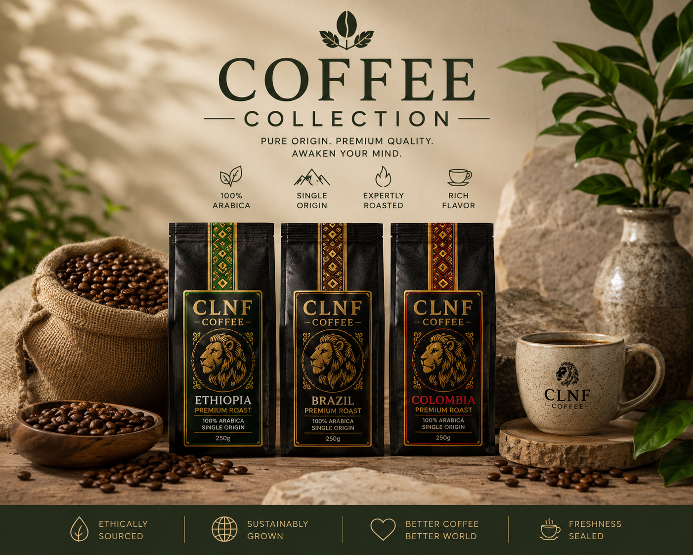 CLNF Coffee Collection – Truth in Every Sip