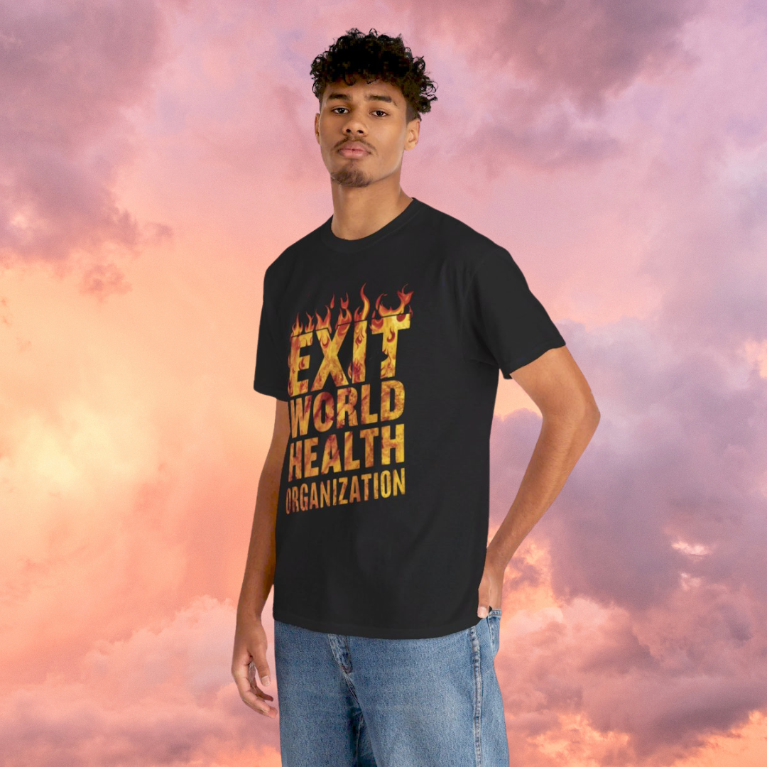 Exit WHO - Short Sleeve Basic Black T-shirt