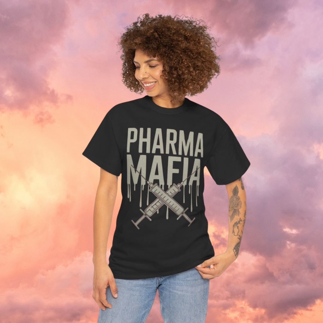 Pharma Mafia - Short Sleeve Basic Black T-shirt