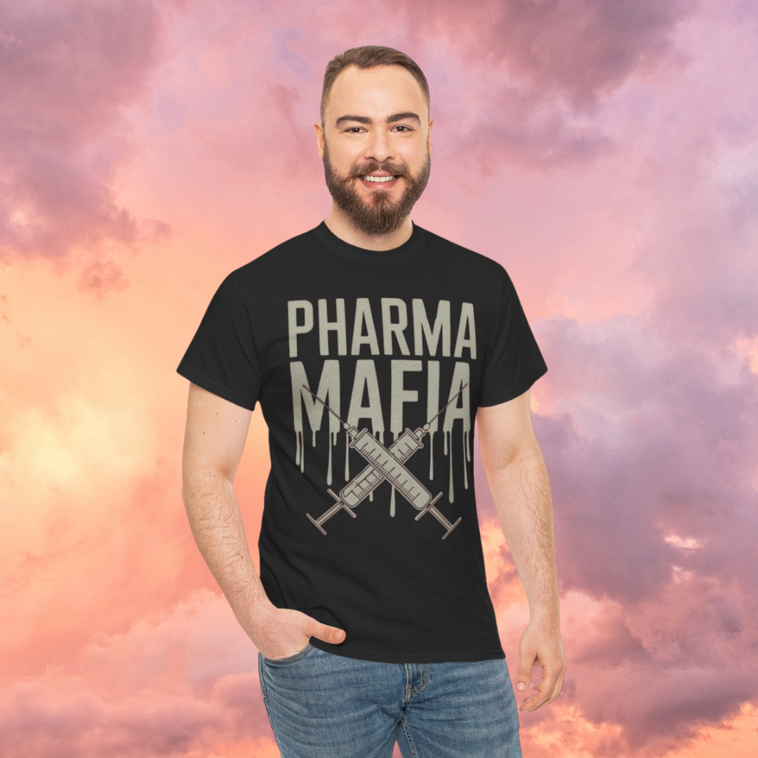 Pharma Mafia - Short Sleeve Basic Black T-shirt