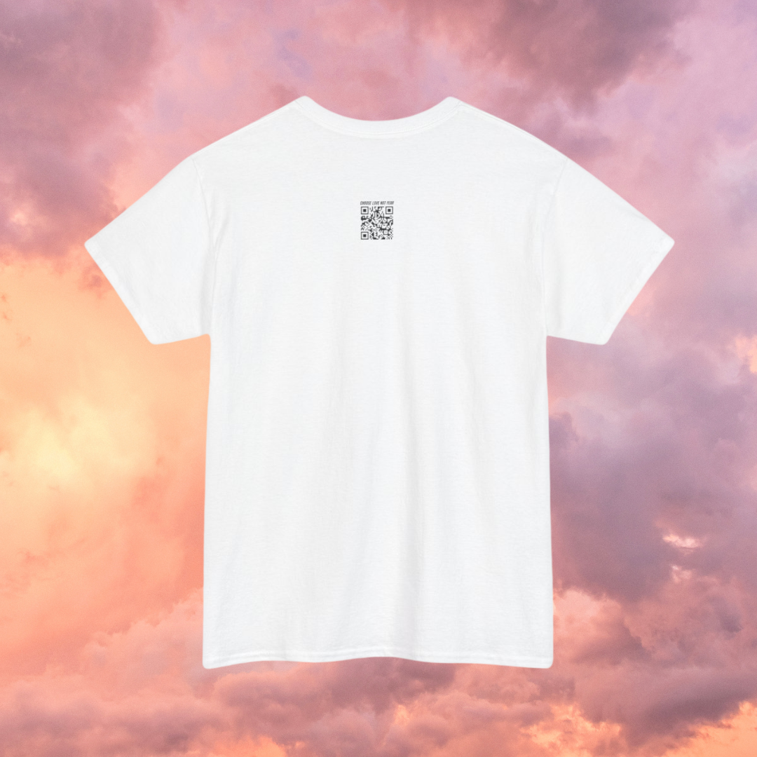 Escape the Matrix (HE) - Short Sleeve Basic White T-shirt