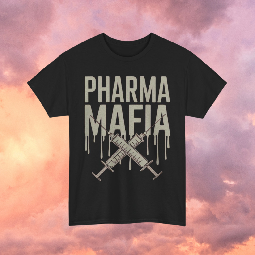 Pharma Mafia - Short Sleeve Basic Black T-shirt