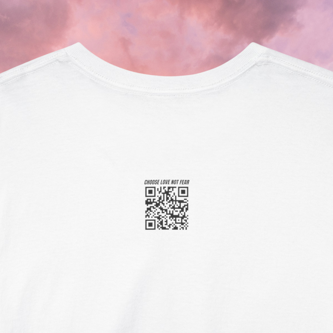 Escape the Matrix (HE) - Short Sleeve Basic White T-shirt