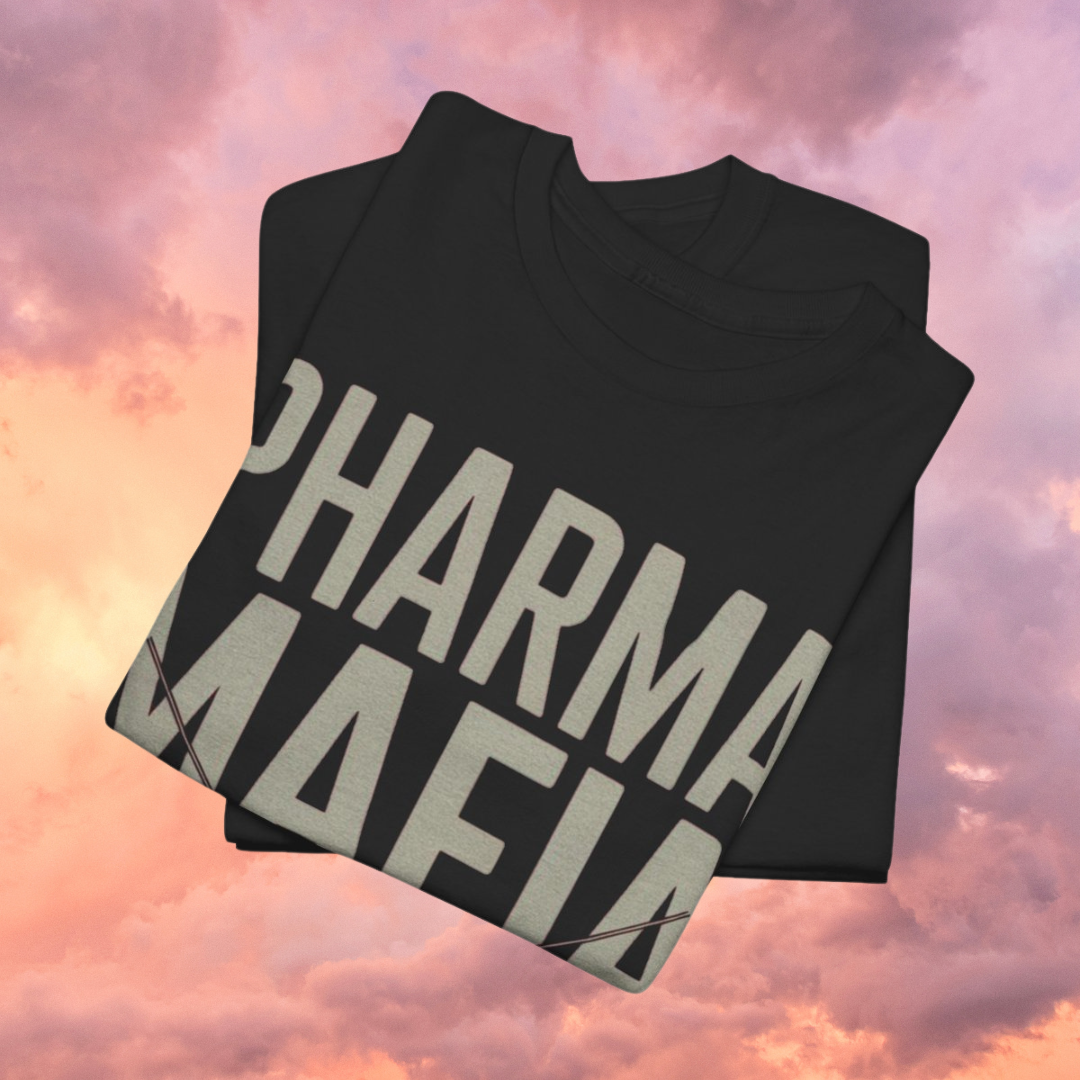 Pharma Mafia - Short Sleeve Basic Black T-shirt