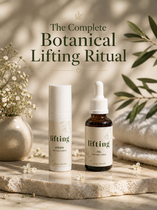 Botanical Lifting Ritual Duo | Face & Neck Cream + Botanical Lifting Oil