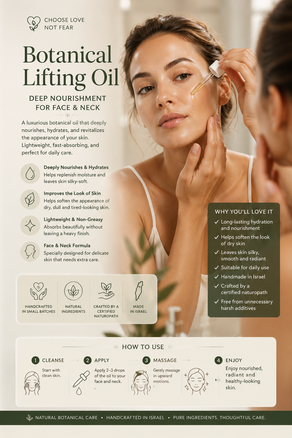 Botanical Lifting Oil for Face & Neck