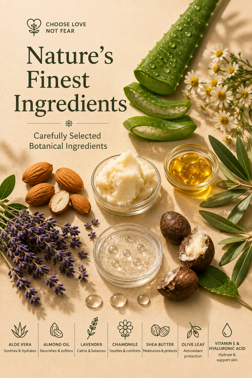 Botanical Lifting Cream for Face & Neck | Natural Anti-Aging Moisturizer | Handmade in Israel