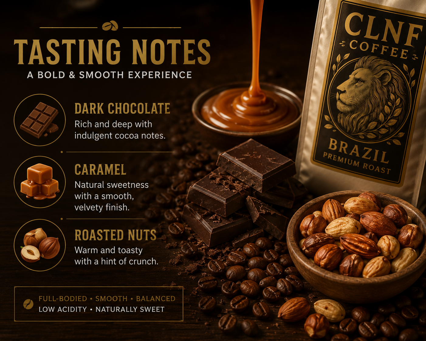CLNF Coffee – Premium Brazilian Arabica Coffee (250g)
