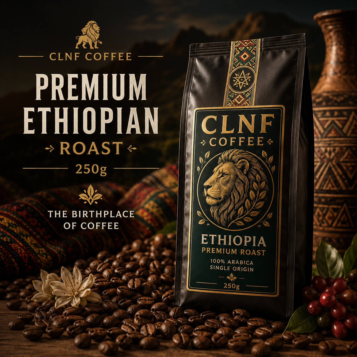 קפה CLNF – קלייה געשית מניקרגואה (250 גרם)