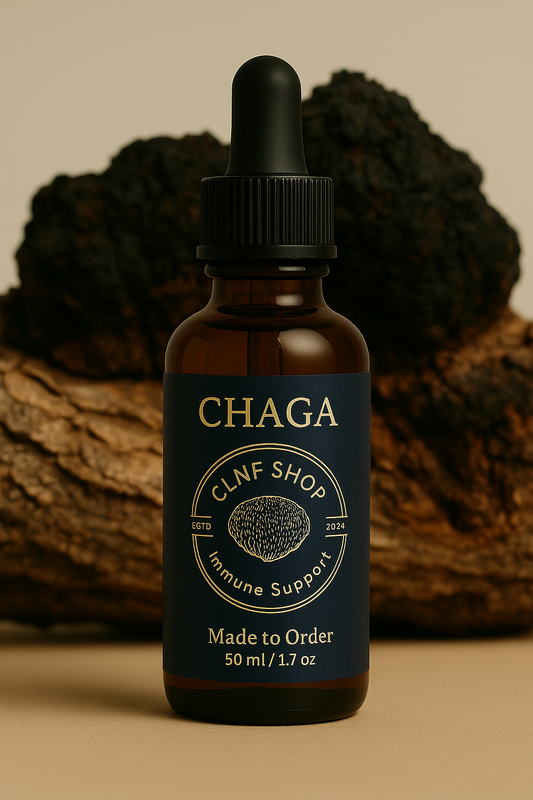 Chaga Mushroom Tincture – Immunity, Antioxidants & Longevity Boost (50ml)